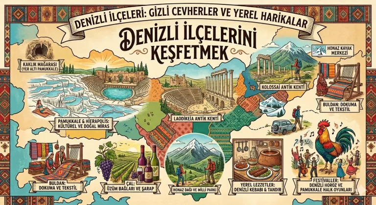 Denizli İlçelerini Keşfetmek: Gizli Cevherler ve Yerel Harikalar